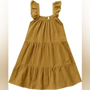Abbie tiered maxi GOLD